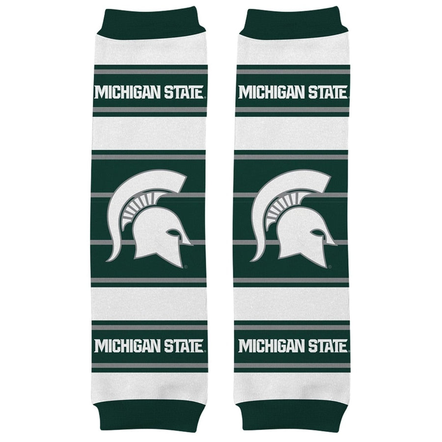 Michigan State Spartans Baby Leg Warmers Unisex Cotton Size 9-35 lbs NFL Image 1