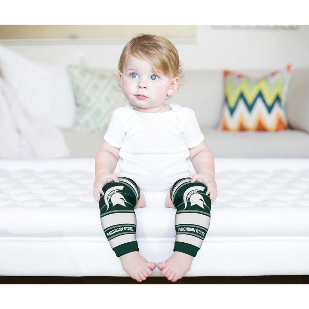 Michigan State Spartans Baby Leg Warmers Unisex Cotton Size 9-35 lbs NFL Image 4