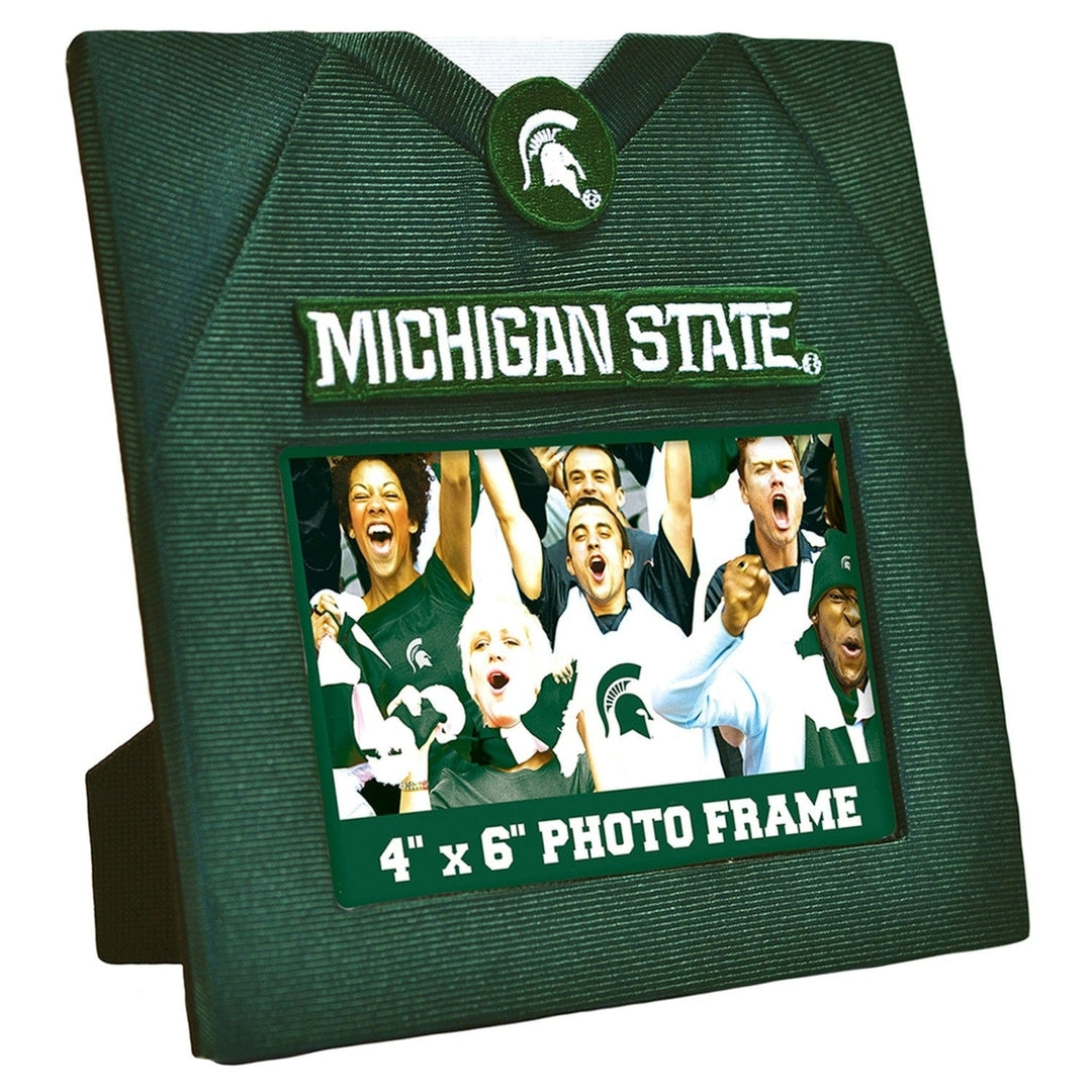 Michigan State Spartans NCAA Frame 4x6 with Easel Wall Hanger Team Photo Display Image 1