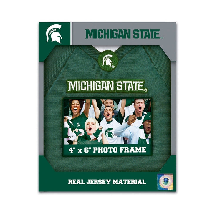 Michigan State Spartans NCAA Frame 4x6 with Easel Wall Hanger Team Photo Display Image 2