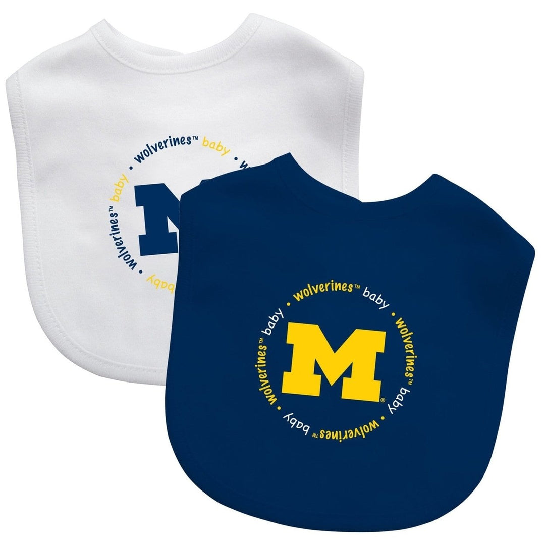 Michigan Wolverines - Baby Bibs 2-Pack Image 1