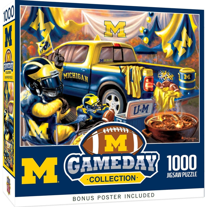 Michigan Wolverines - Gameday 1000 Piece Jigsaw Puzzle Image 1