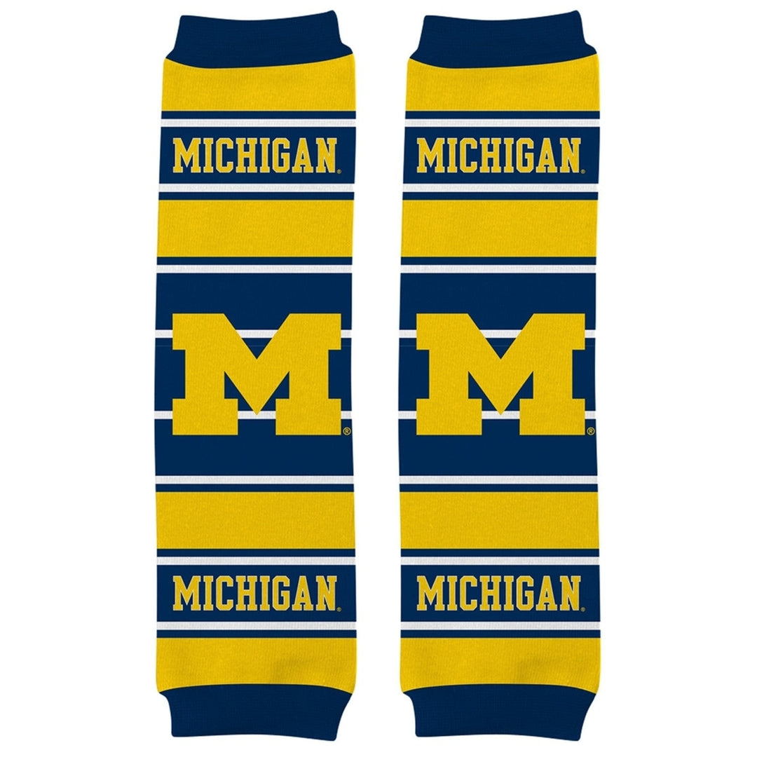 Michigan Wolverines Baby Leg Warmers Image 1