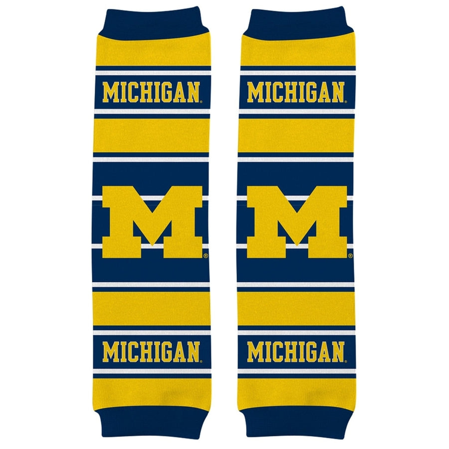 Michigan Wolverines Baby Leg Warmers Image 1