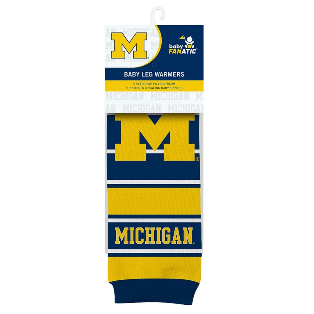 Michigan Wolverines Baby Leg Warmers Image 2