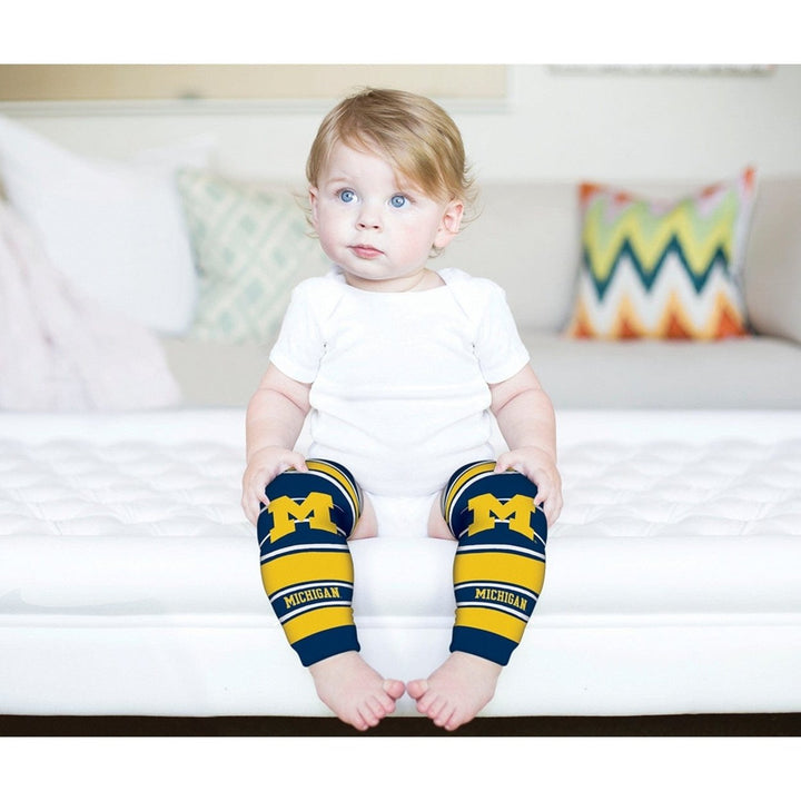 Michigan Wolverines Baby Leg Warmers Image 4