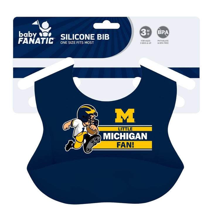 Michigan Wolverines - NCAA Silicone Bib Image 4