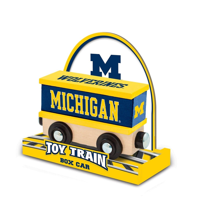 Michigan Wolverines Toy Train Box Car Image 3