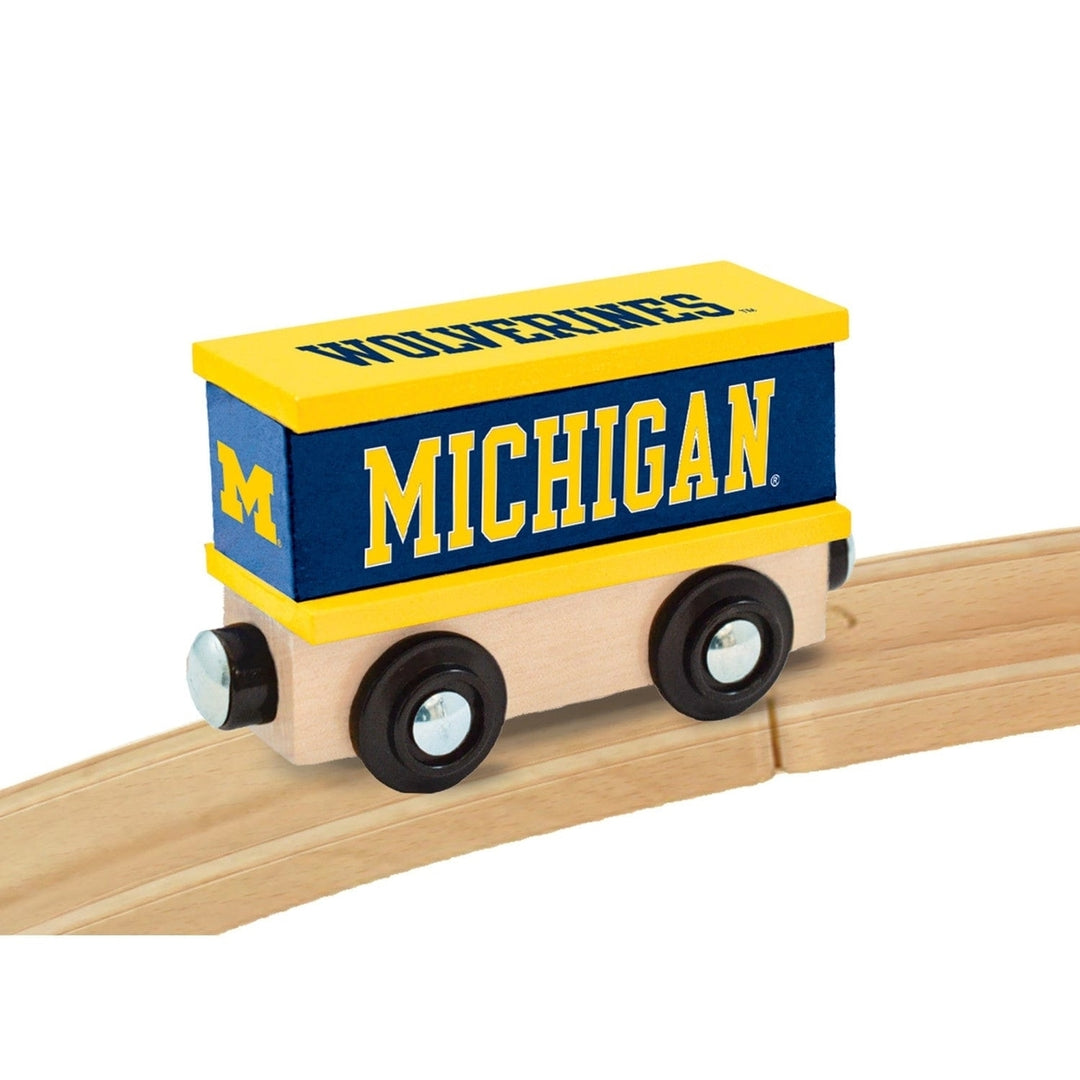 Michigan Wolverines Toy Train Box Car Image 4