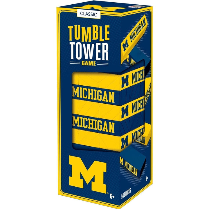 Michigan Wolverines Tumble Tower Image 1