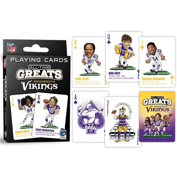 Minnesota Vikings Playing Cards 54 Deck Officially Licensed NFL Team Cards Image 3