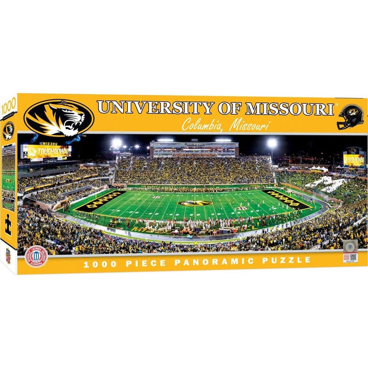 MasterPieces Missouri Tigers 1000 Piece Panoramic Jigsaw Puzzle 13x39 Recycled Image 1