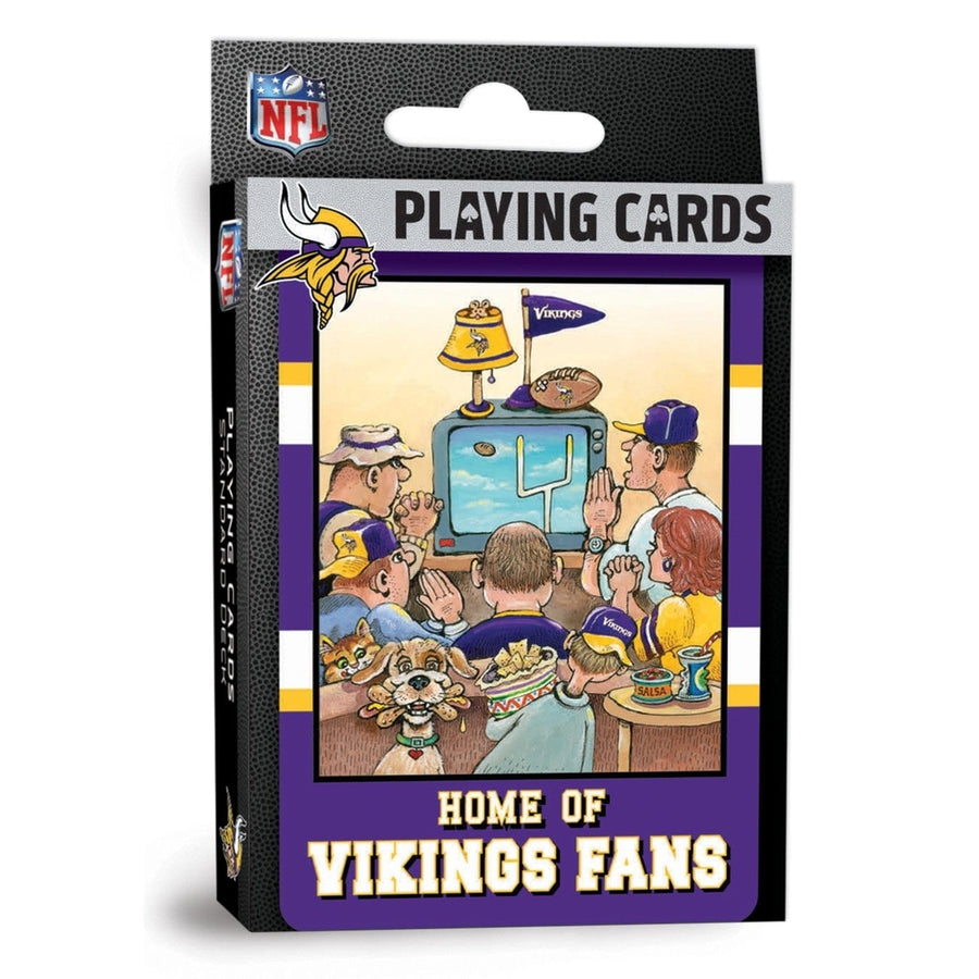 Minnesota Vikings Fan Deck Playing Cards 54 Card Deck Custom Team Designs Image 1