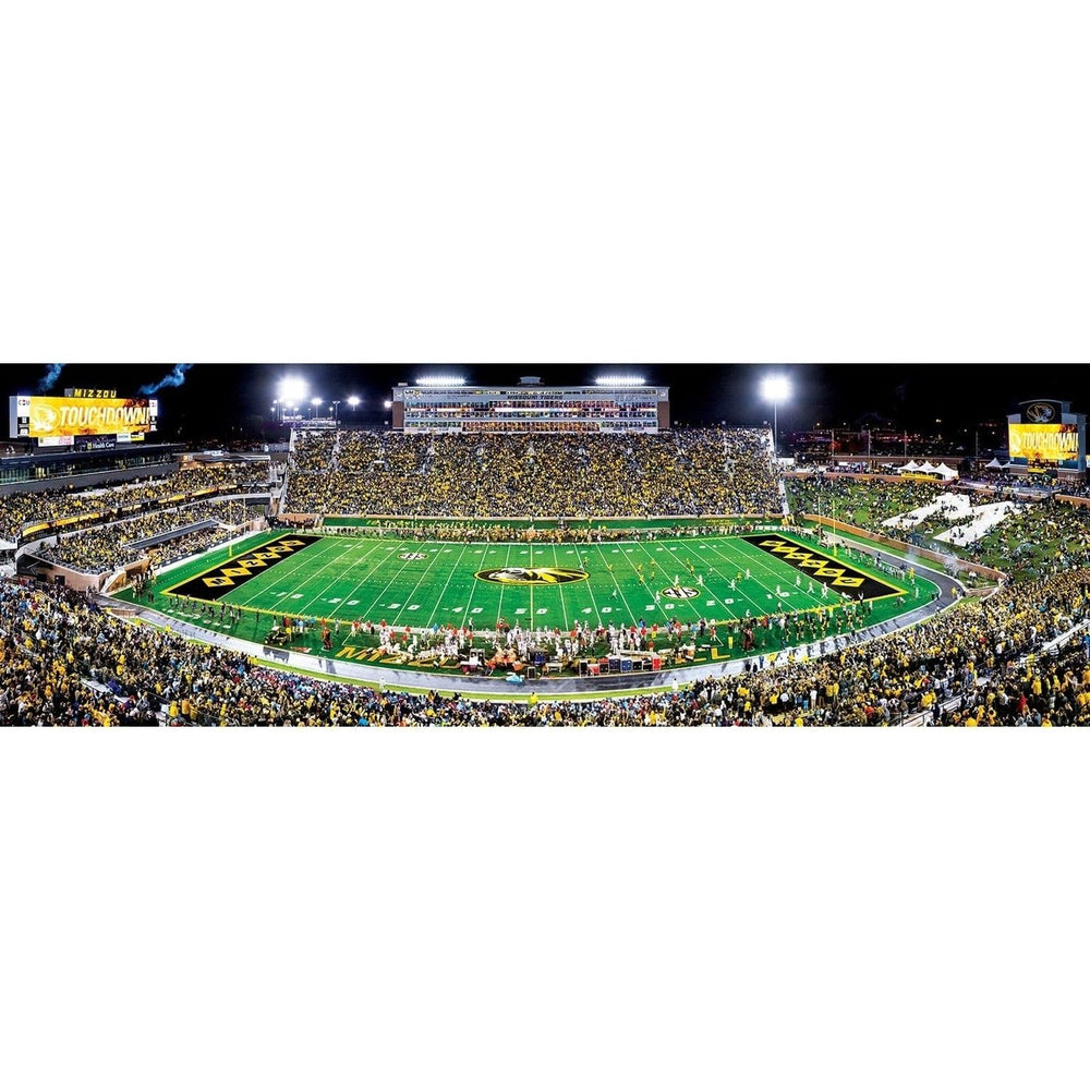 MasterPieces Missouri Tigers 1000 Piece Panoramic Jigsaw Puzzle 13x39 Recycled Image 2