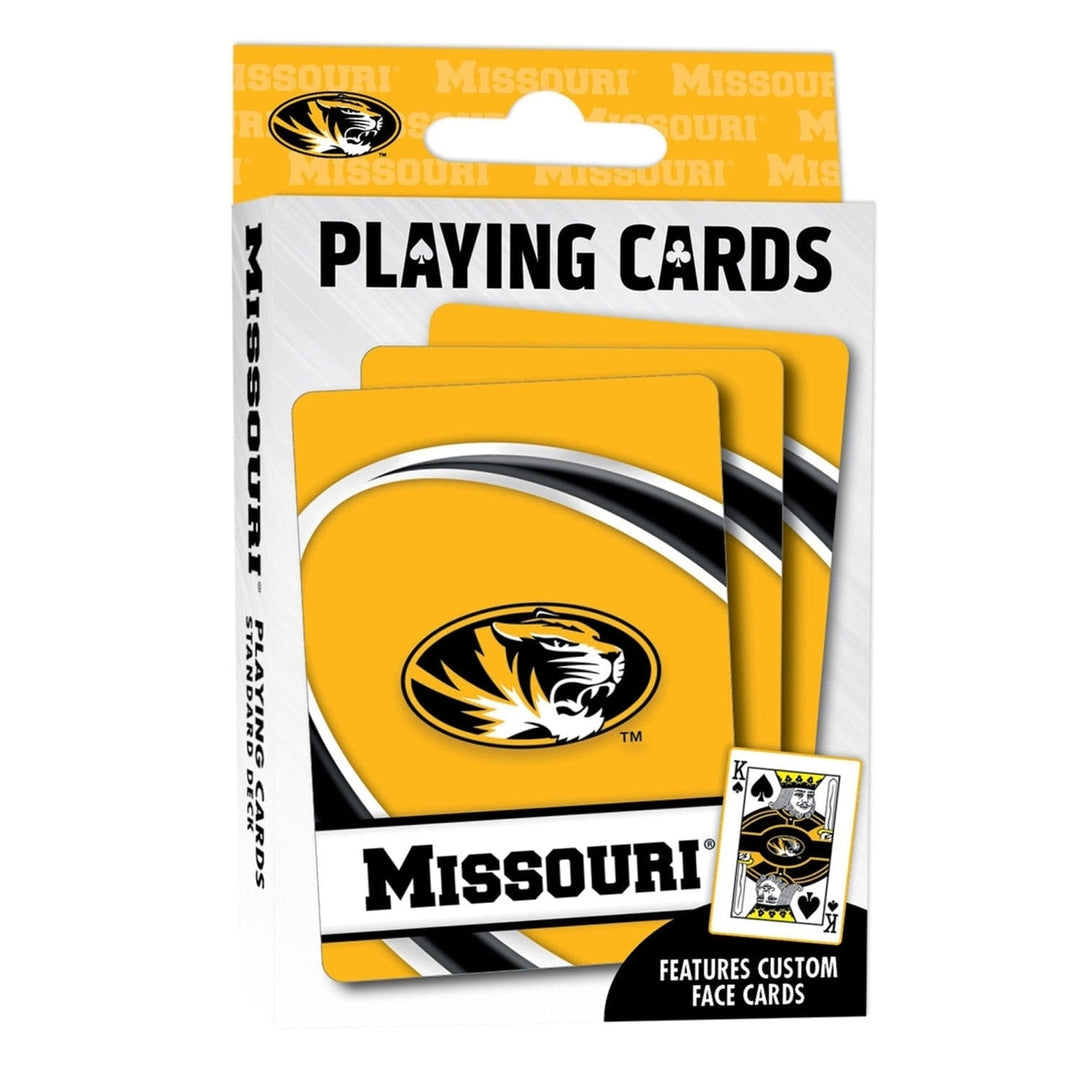 Missouri Tigers Playing Cards 54 Card Deck NCAA Officially Licensed Team Cards Image 1