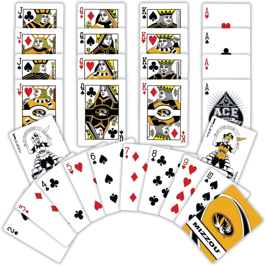 Missouri Tigers Playing Cards 54 Card Deck NCAA Officially Licensed Team Cards Image 2