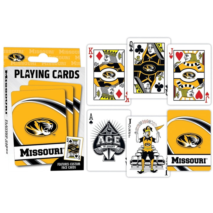 Missouri Tigers Playing Cards 54 Card Deck NCAA Officially Licensed Team Cards Image 3