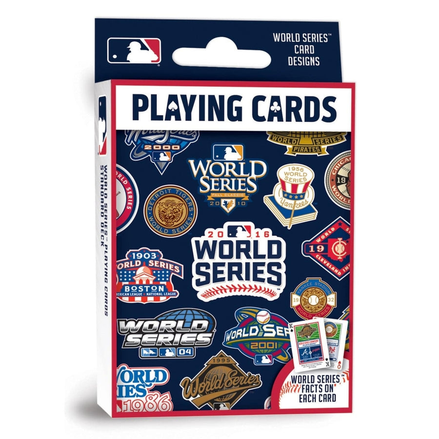 MLB World Series Playing Cards 54 Card Deck Officially Licensed Team Design Image 1