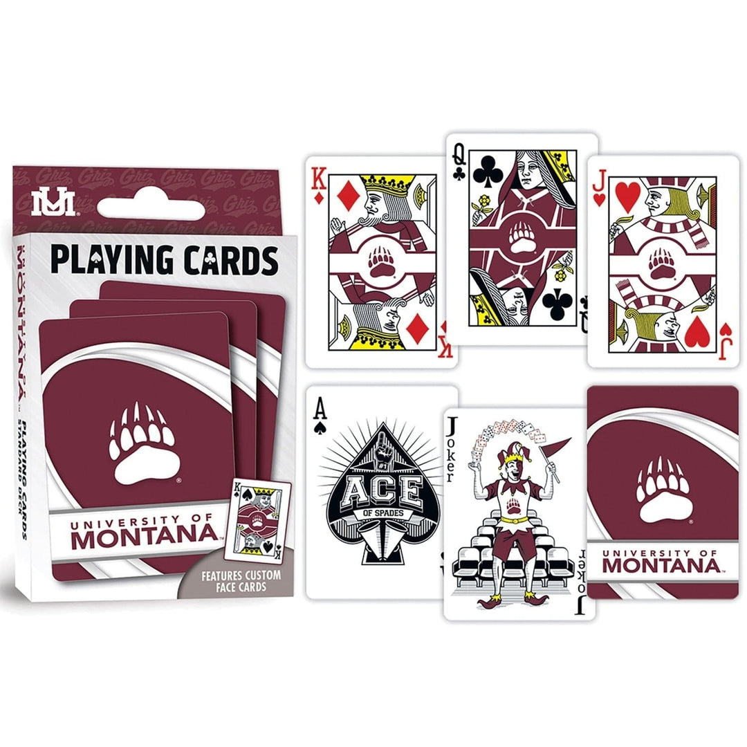 Montana Grizzlies Playing Cards NCAA 54 Card Deck Officially Licensed Team Cards Image 3