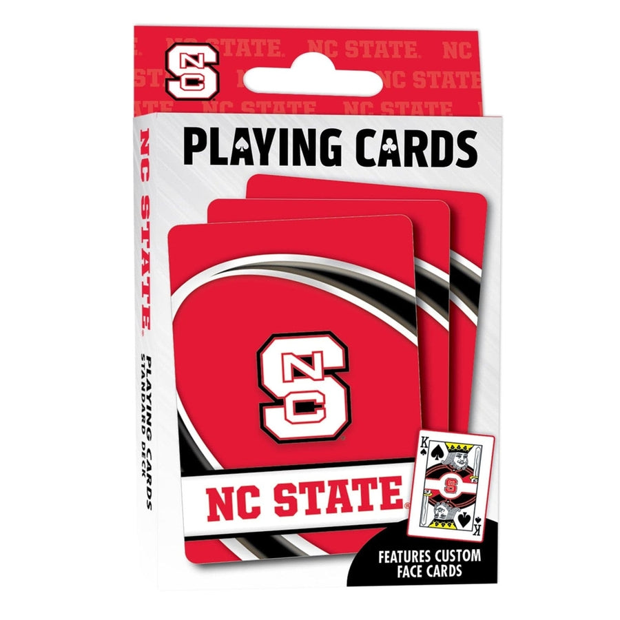 NC State Wolfpack Playing Cards 54 Card Deck NCAA Team Logo Custom Designs Image 1