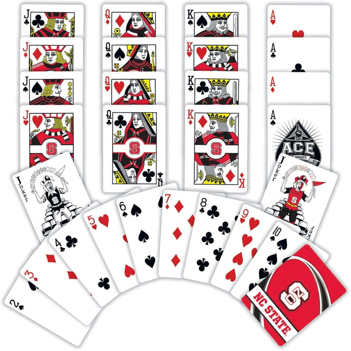 NC State Wolfpack Playing Cards 54 Card Deck NCAA Team Logo Custom Designs Image 2