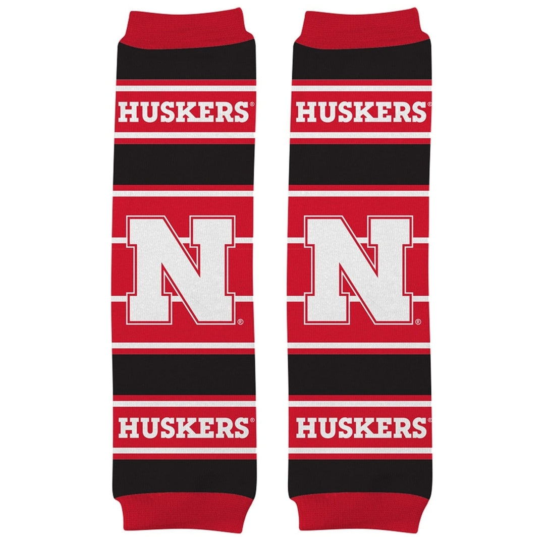 Nebraska Cornhuskers Baby Leg Warmers Unisex Cotton Blend Infant Toddler 9-35 lbs Image 1