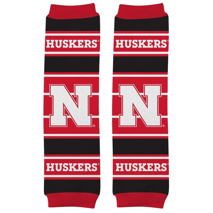 Nebraska Cornhuskers Baby Leg Warmers Unisex Cotton Blend Infant Toddler 9-35 lbs Image 1