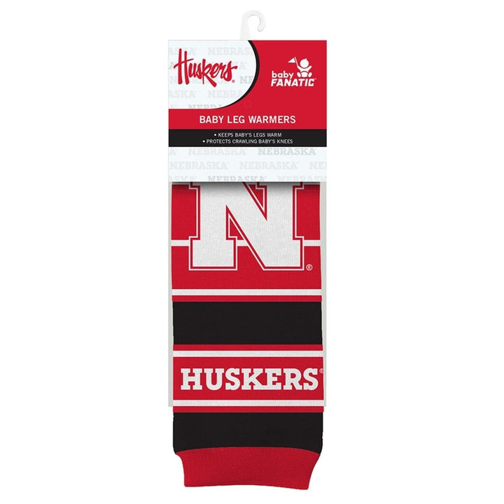 Nebraska Cornhuskers Baby Leg Warmers Unisex Cotton Blend Infant Toddler 9-35 lbs Image 2