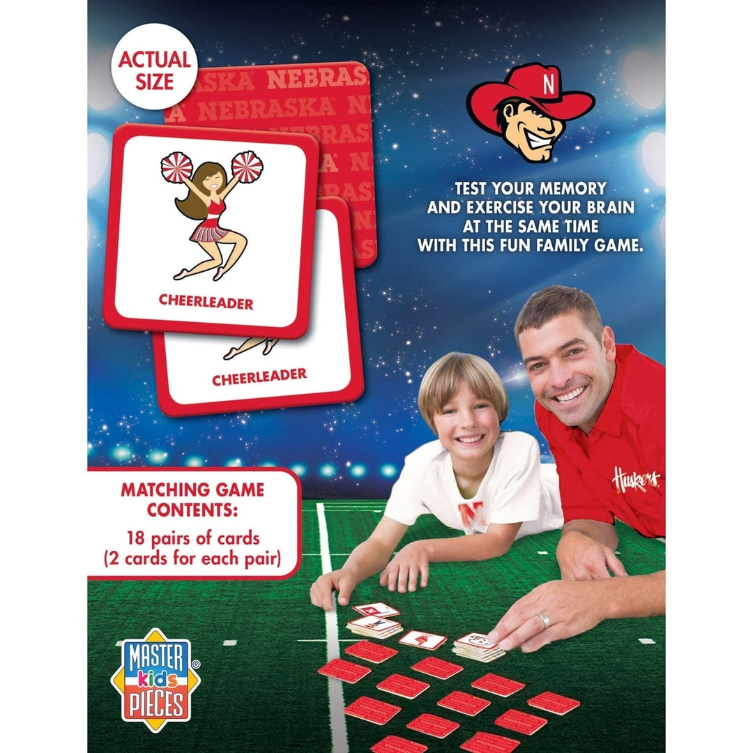 Nebraska Cornhuskers Matching Game Family Fun NCAA Card Game fine Image 3