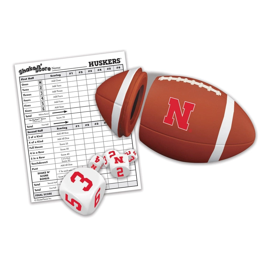 Nebraska Cornhuskers Shake n Score Dice Game Official NCAA Travel Game Image 2