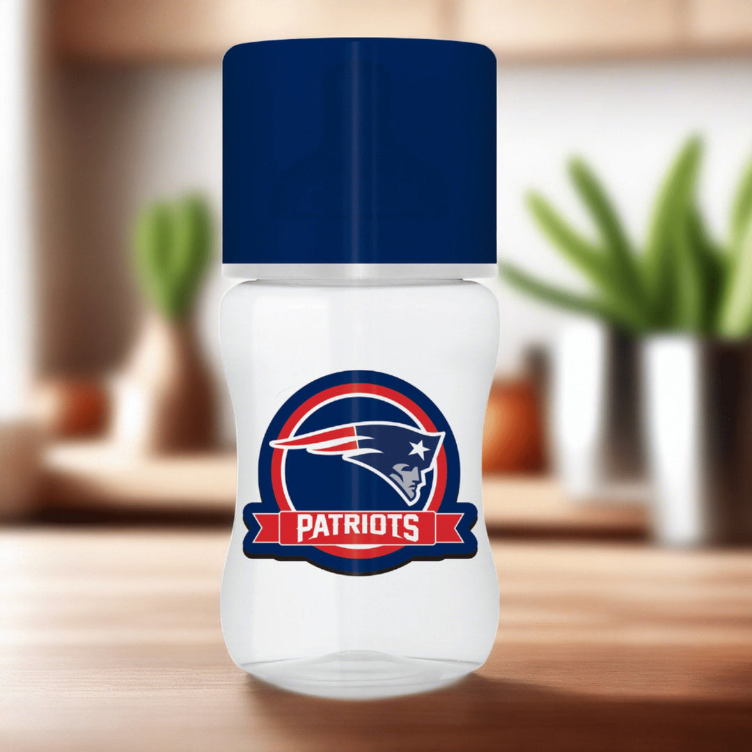 England Patriots Baby Bottle 9oz NFL Infant Bottle BPA Free Dishwasher Safe Image 3