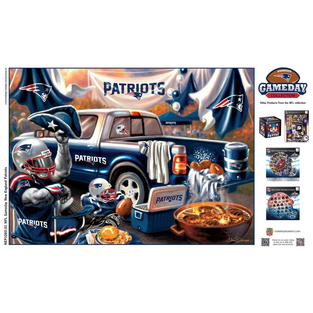 England Patriots 1000 Piece Jigsaw Puzzle Eco-Friendly 19.25 x 26.75 Inches Image 4