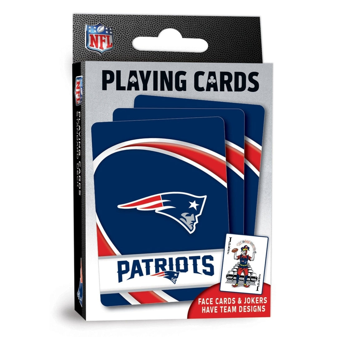 England Patriots Playing Cards 54 Card Deck Officially Licensed NFL Deck Image 1