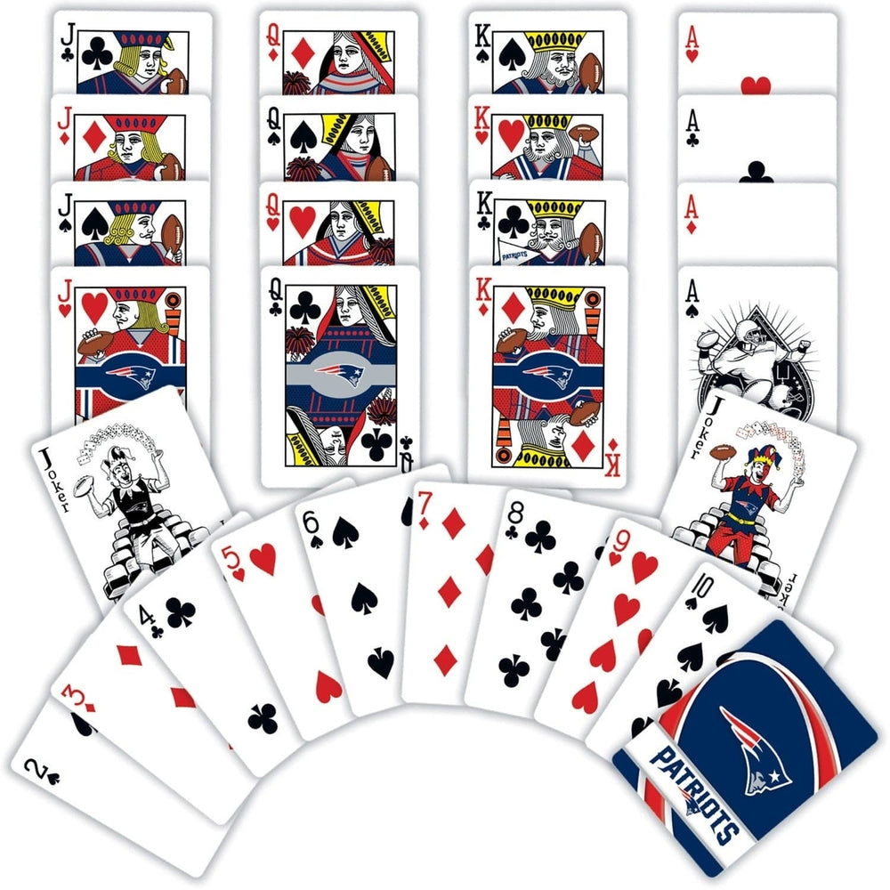 England Patriots Playing Cards 54 Card Deck Officially Licensed NFL Deck Image 2