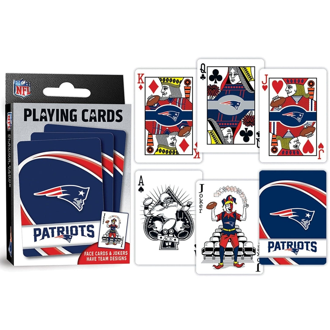 England Patriots Playing Cards 54 Card Deck Officially Licensed NFL Deck Image 3