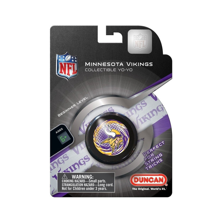 Minnesota Vikings Duncan Yo-Yo Collectible Team Logo String Trick Toy Image 2