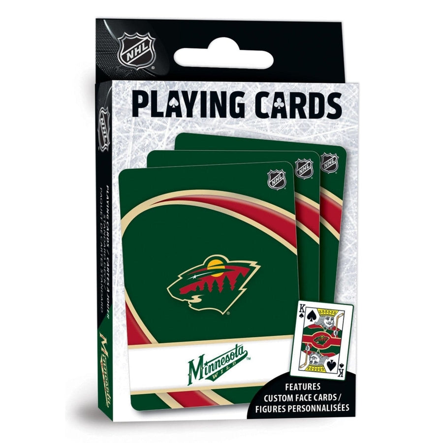 Minnesota Wild Playing Cards Officially Licensed NHL 54 Card Deck Team Logo Image 1