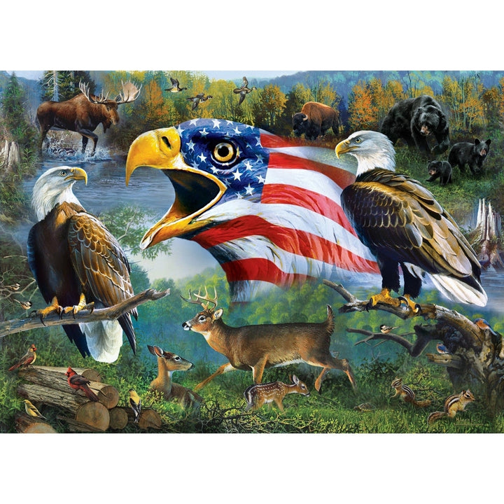 Mossy Oak - Freedom for All 1000 Piece Jigsaw Puzzle Image 2