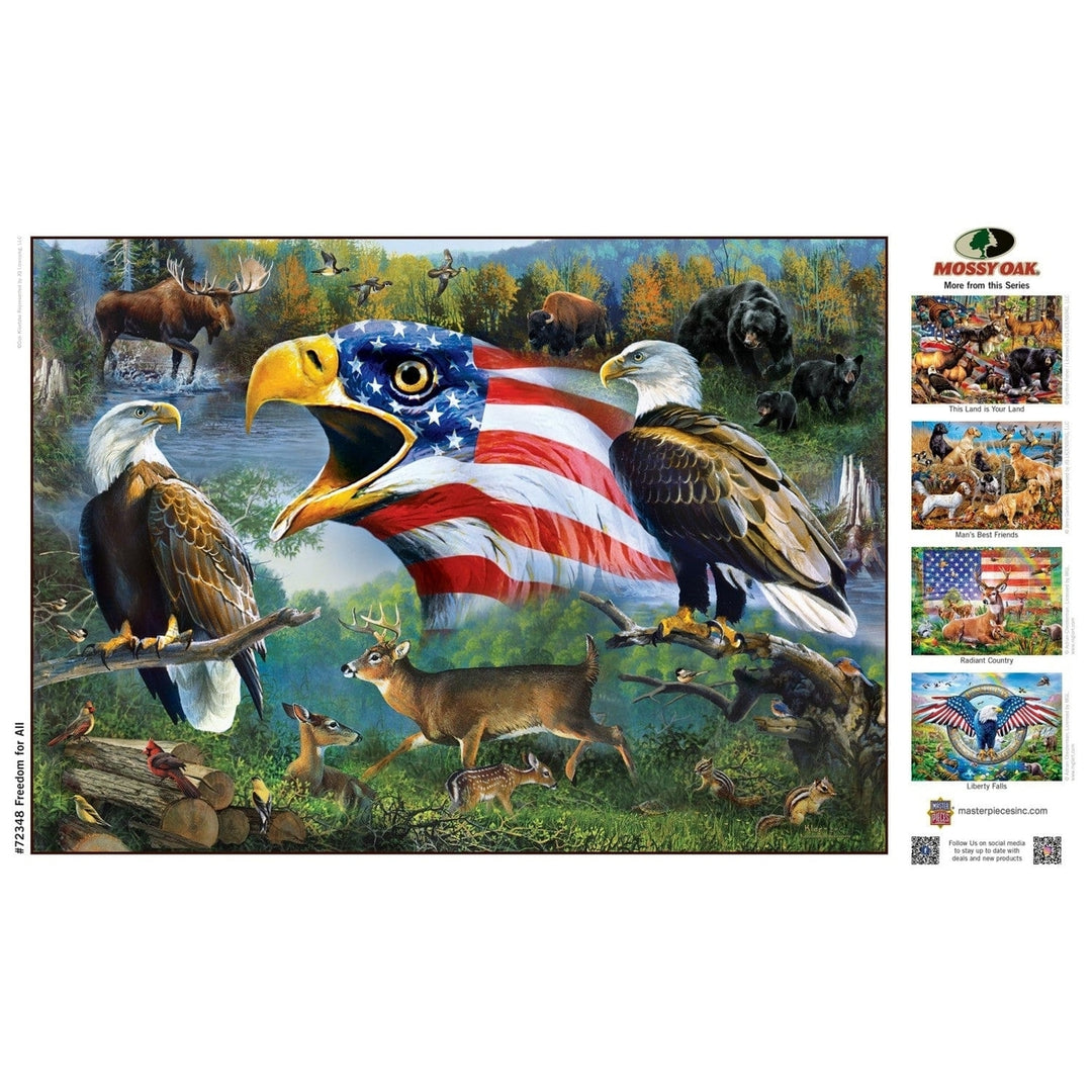 Mossy Oak - Freedom for All 1000 Piece Jigsaw Puzzle Image 4