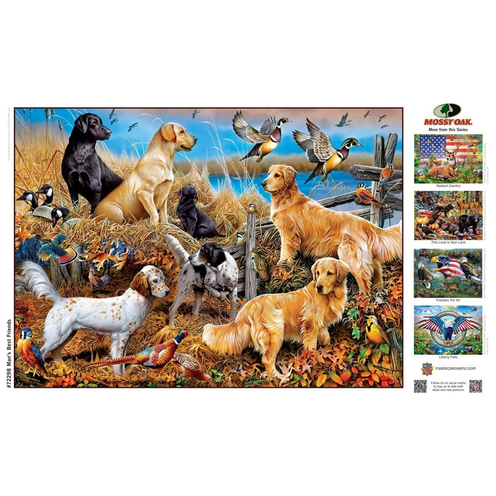 Mossy Oak - Mans Best Friend 1000 Piece Jigsaw Puzzle Image 4