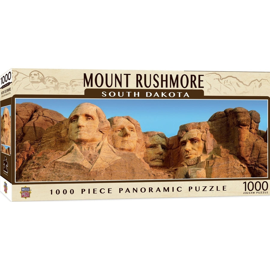 Mount Rushmore 1000 Piece Panoramic Jigsaw Puzzle American Vista South Dakota Image 1