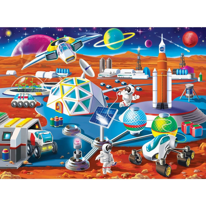 NASA Mars Mission 100 Piece Jigsaw Puzzle Solar System Space Exploration Image 2