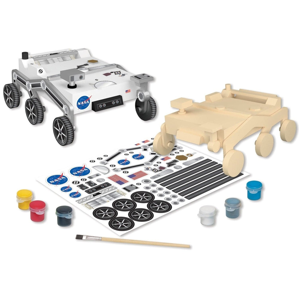 NASA Perseverance Mars Rover Wood Craft and Paint Kit Real Wood Art Set Image 2