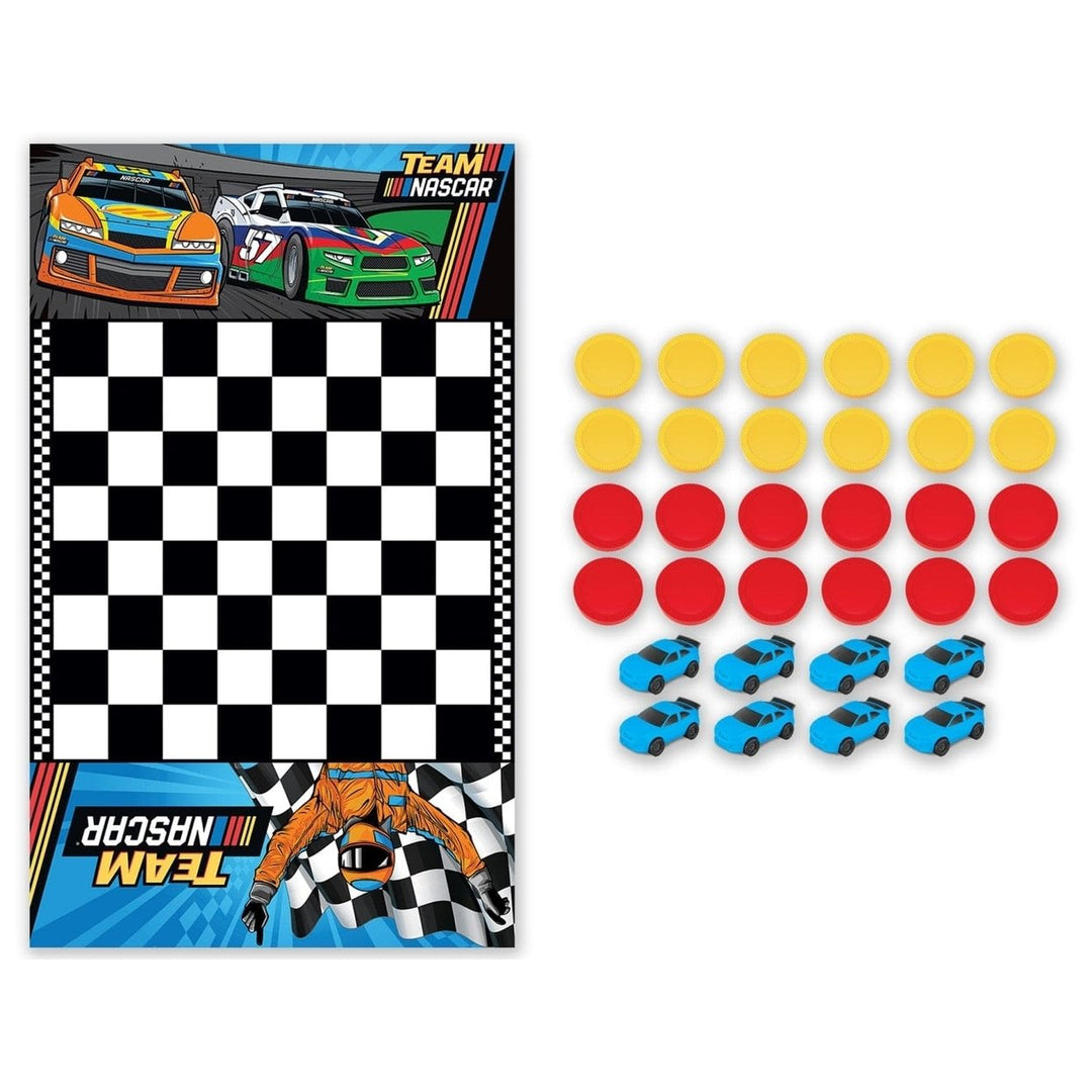 MasterPieces NASCAR Checkers Board Game 13x21 Inch Officially Licensed Fun for All Image 2