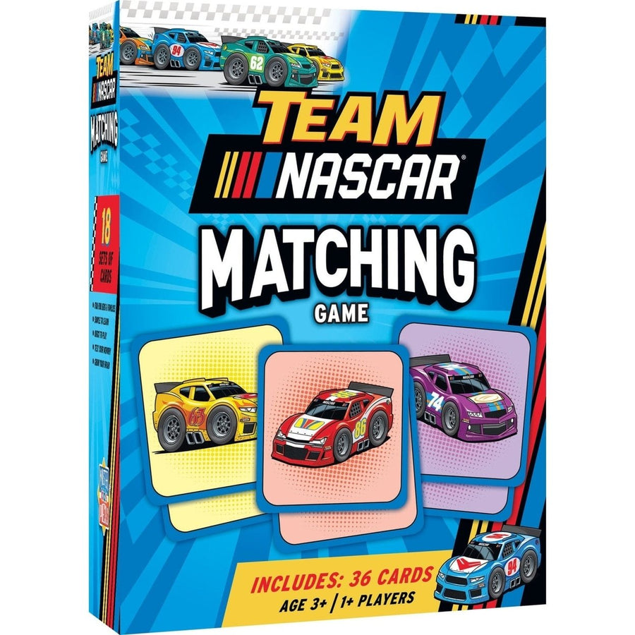 NASCAR Matching Game Family Fun Memory Game 18 Unique Pairs Officially Licensed Image 1