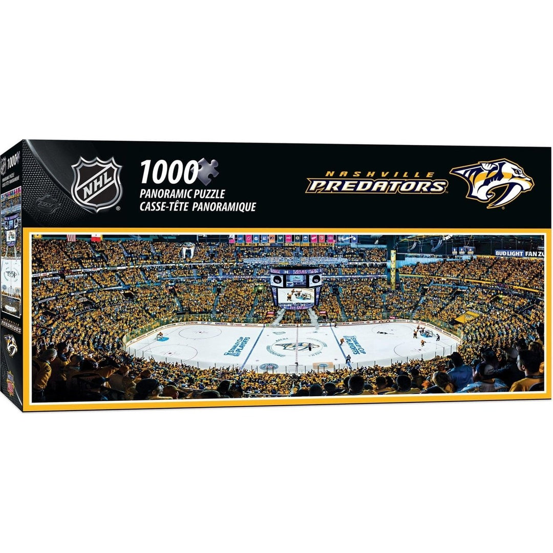 Nashville Predators - 1000 Piece Panoramic Jigsaw Puzzle Image 1