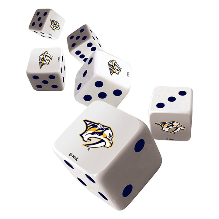 Nashville Predators Dice Set Image 2