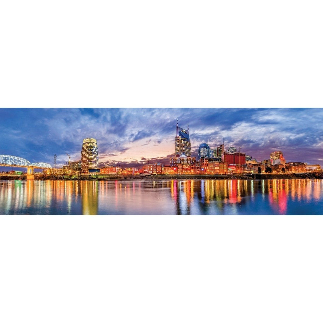 Nashville Tennessee 1000 Piece Panoramic Jigsaw Puzzle Image 2