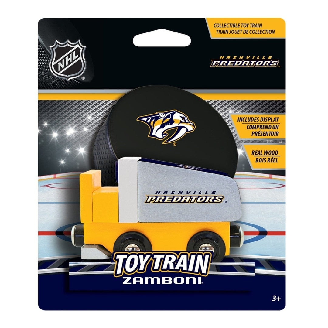 Nashville Predators Toy Zamboni Train Engine Image 2