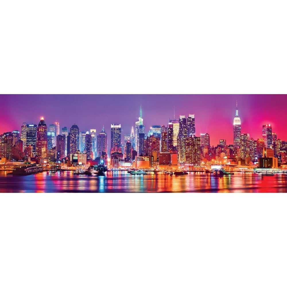 American Vista York City 1000 Piece Panoramic Jigsaw Puzzle 27x20 Inches Image 2